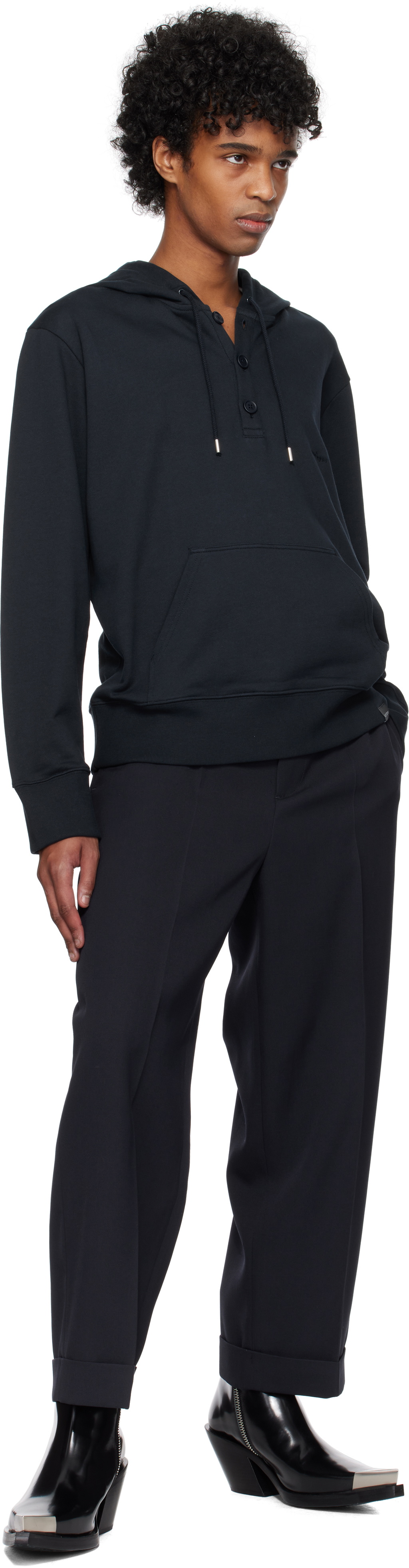 Courreges Knit 2nd Skin Hoodie Woven Tops 300043818bge main image 0