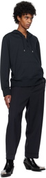 Courrèges Navy Buttoned Hoodie
