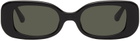 LINDA FARROW Black Lola Sunglasses
