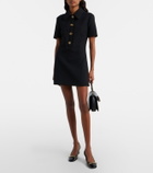 Gucci Double G wool crêpe minidress