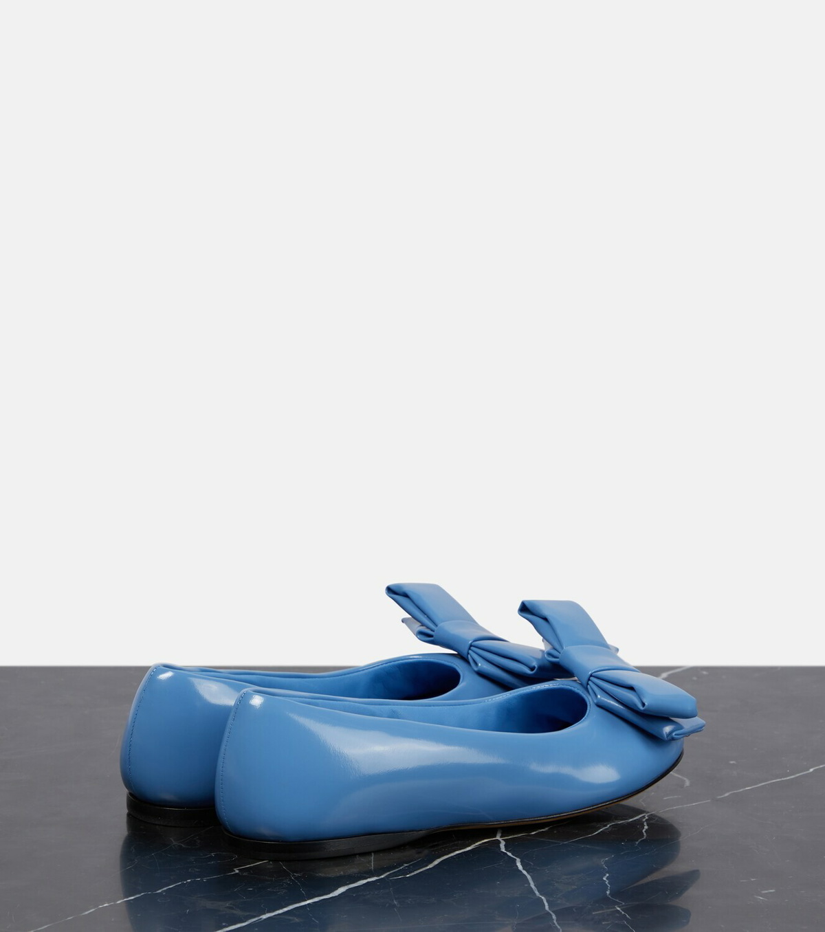Loewe Puffy patent leather ballet flats