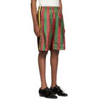 Gucci Multicolor Silk Drawstring Shorts