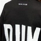 1017 ALYX 9SM Women's Double Sleeve Mark Flood T-Shirt in Black/Silver