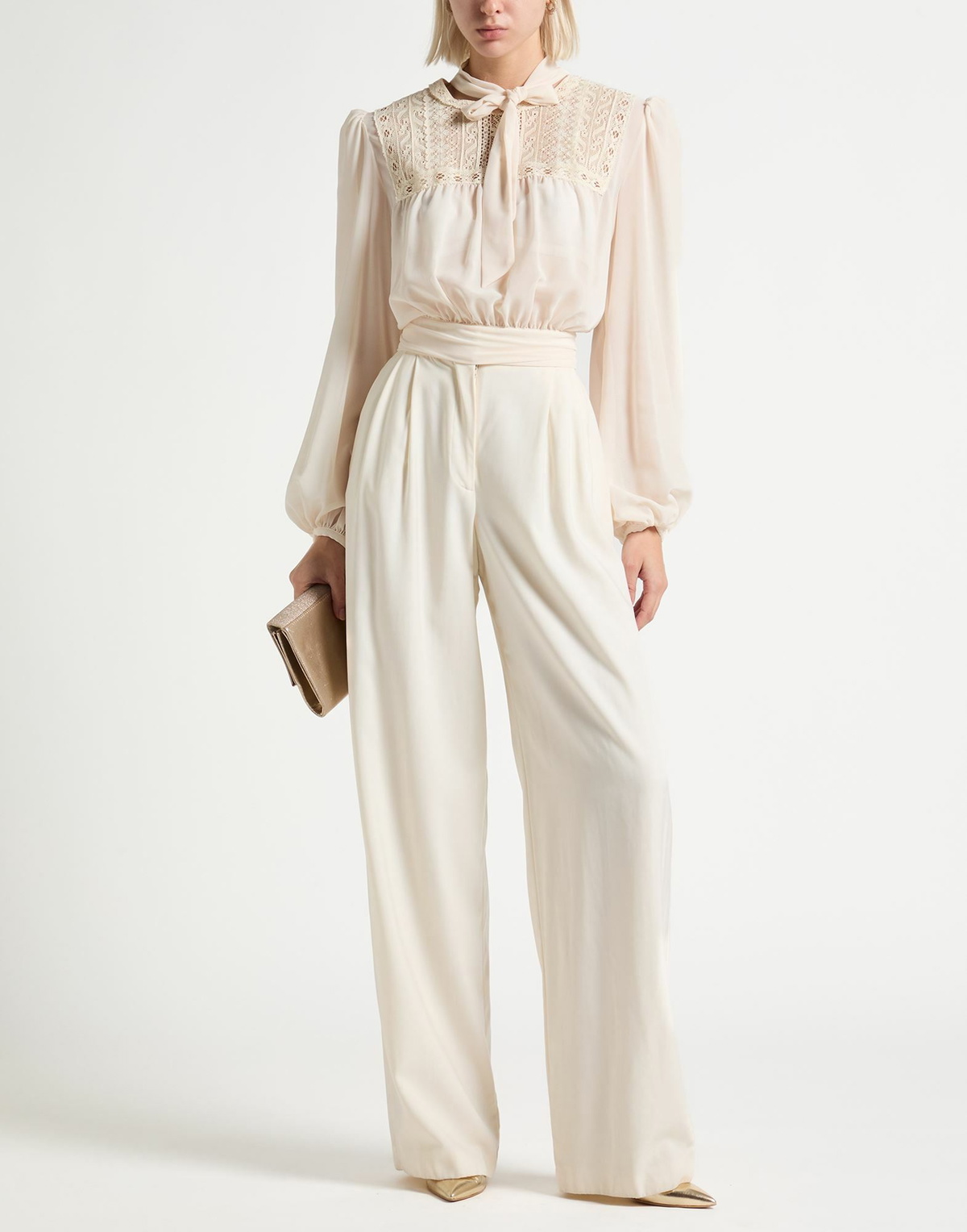 Elisabetta Franchi Womens Top in Ivory