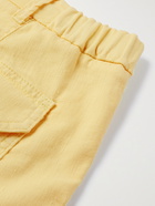 ALTEA - Slub Linen-Blend Shorts - Yellow