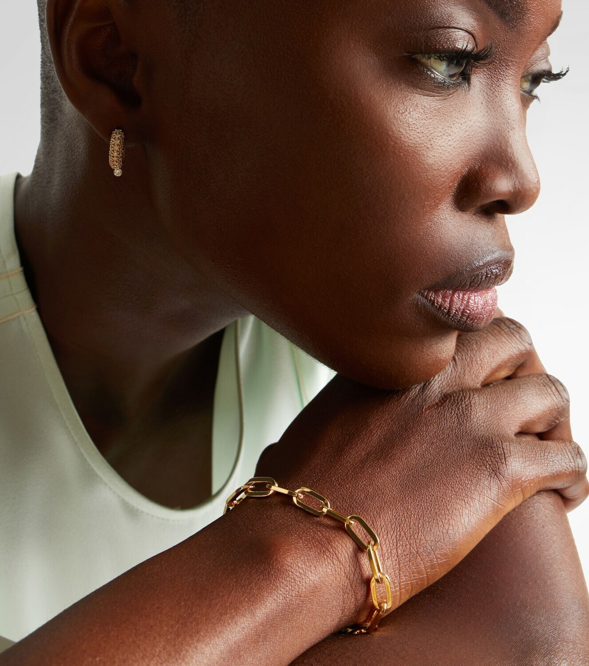 Bucherer Fine Jewellery Link 18kt gold chain bracelet
