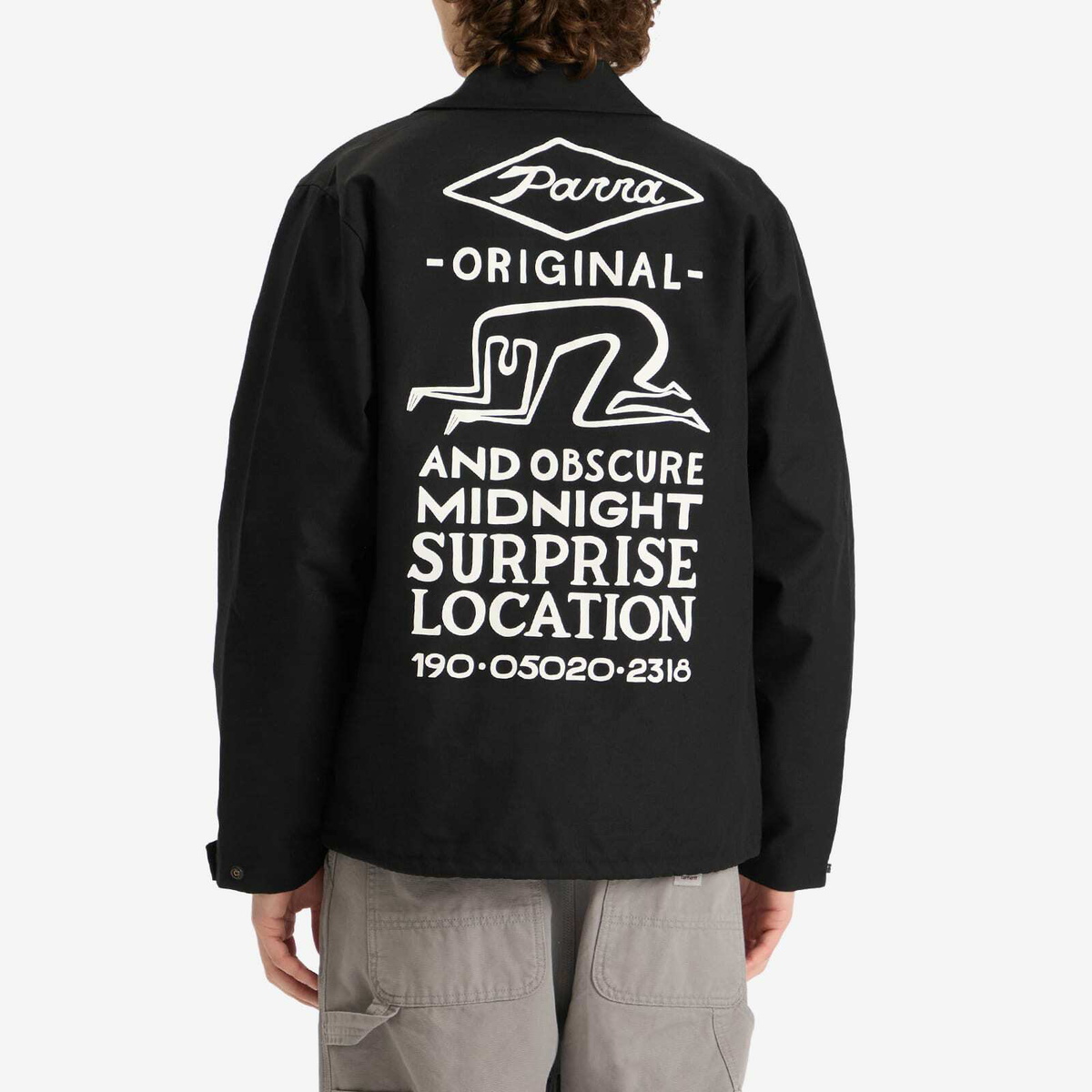 By Parra Men's Midnight Surprise Coach Jacket in Black