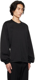 Jil Sander Black Zip Sweatshirt