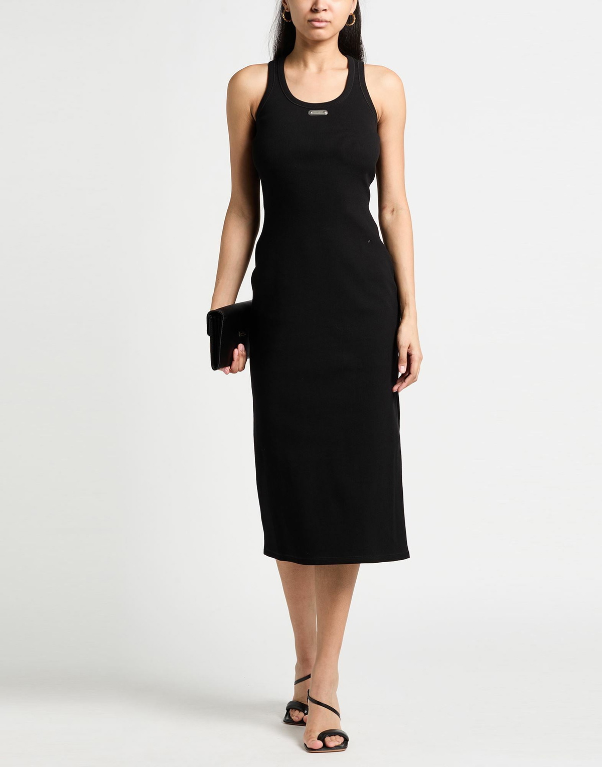 Mcqueen Womens Midi dress in Black