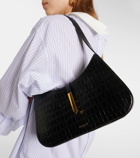 DeMellier Tokyo croc-effect leather shoulder bag