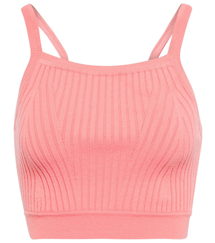 Photo: Live The Process - Crop ribbed-knit bralette