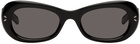 MCQ Black Oval Sunglasses