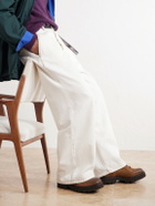 Grenson - Callum Burnished-Suede Lace-Up Boots - Brown