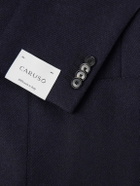 Caruso - Aida Wool and Cashmere-Blend Twill Blazer - Blue