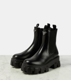 Prada Monolith leather Chelsea boots
