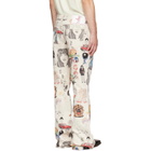 COÛT DE LA LIBERTÉ Off-White Jimmy California Cool Japan Canvas Flare Jeans
