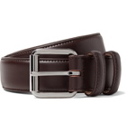 A.P.C. - Paris 4cm Dark-Brown Leather Belt - Brown