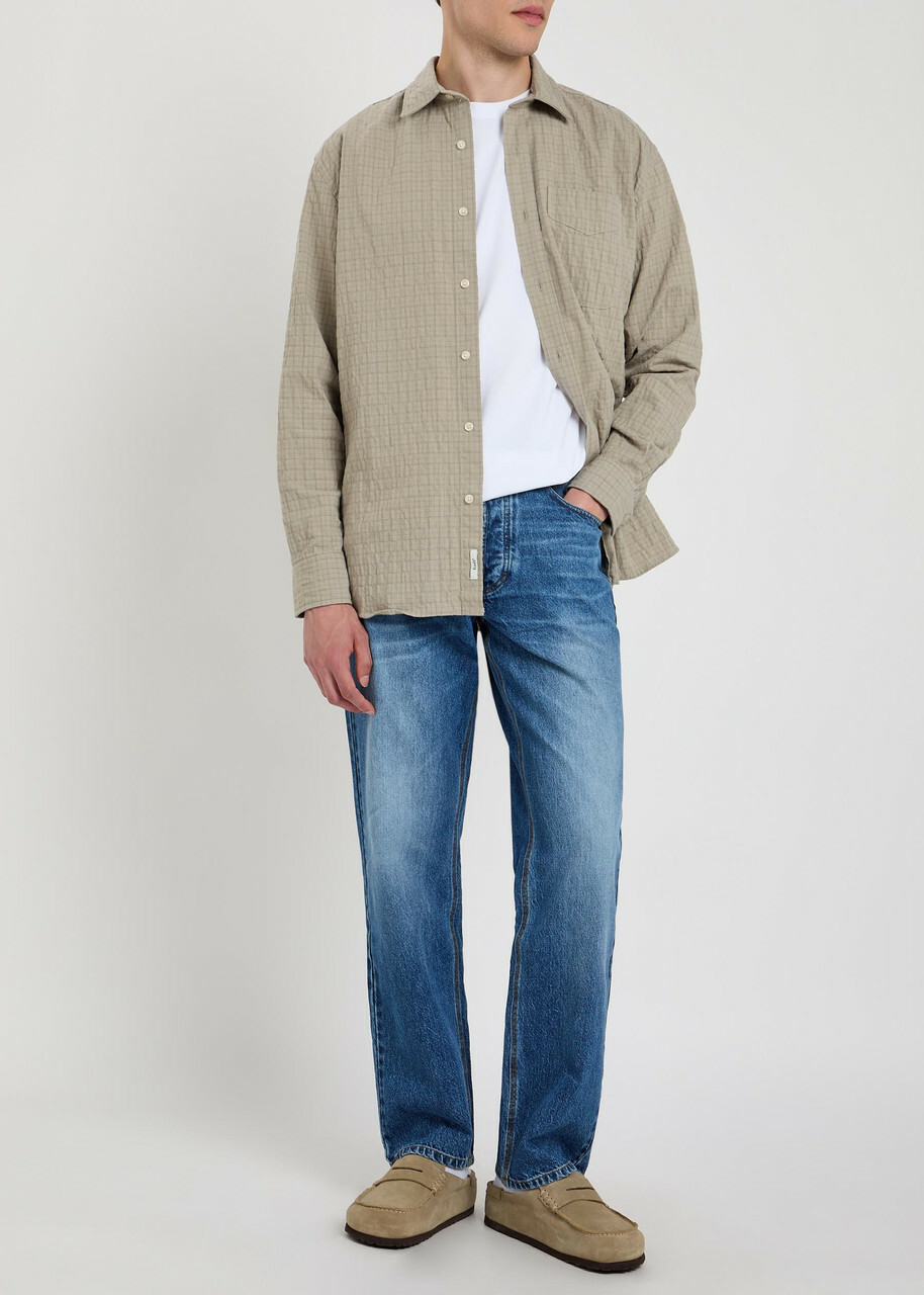 Forét Straight-leg Denim Jeans Mid Blu