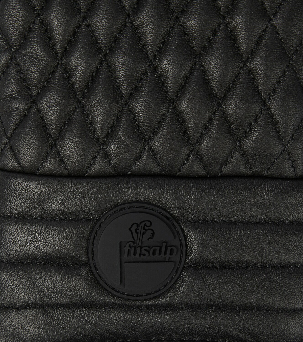Fusalp - Athena quilted leather mittens