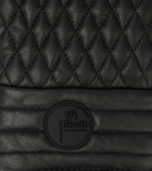 Fusalp - Athena quilted leather mittens