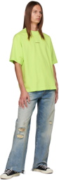 Acne Studios Green Printed T-Shirt