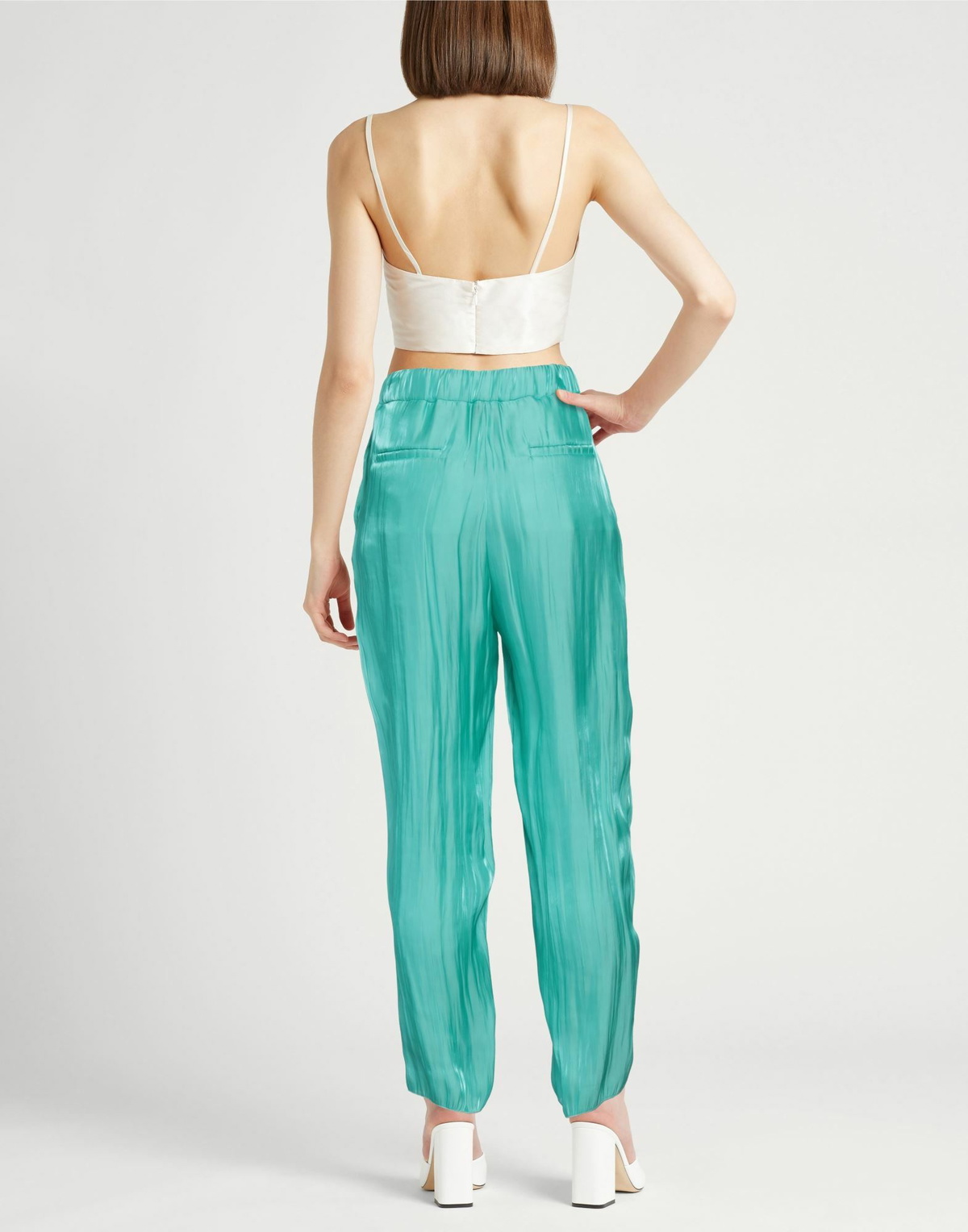 Jucca Womens Pants in Turquoise