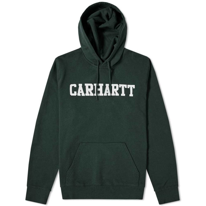 Photo: Carhartt Hooded College Sweat Green