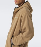 Miu Miu Hooded fleece jacket