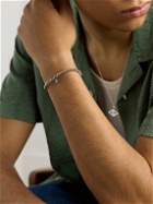 Sydney Evan - Rhodium-Plated Diamond Beaded Bracelet
