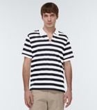 Loro Piana - Striped cotton polo shirt