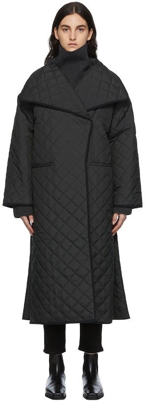 Photo: TOTEME Black Quilted Coat