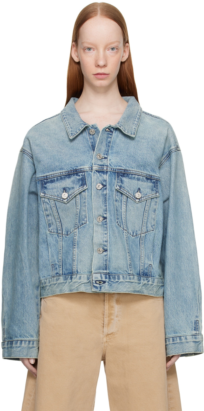 Citizens of Humanity Blue Stevie Denim Jacket Citizens of Humanity