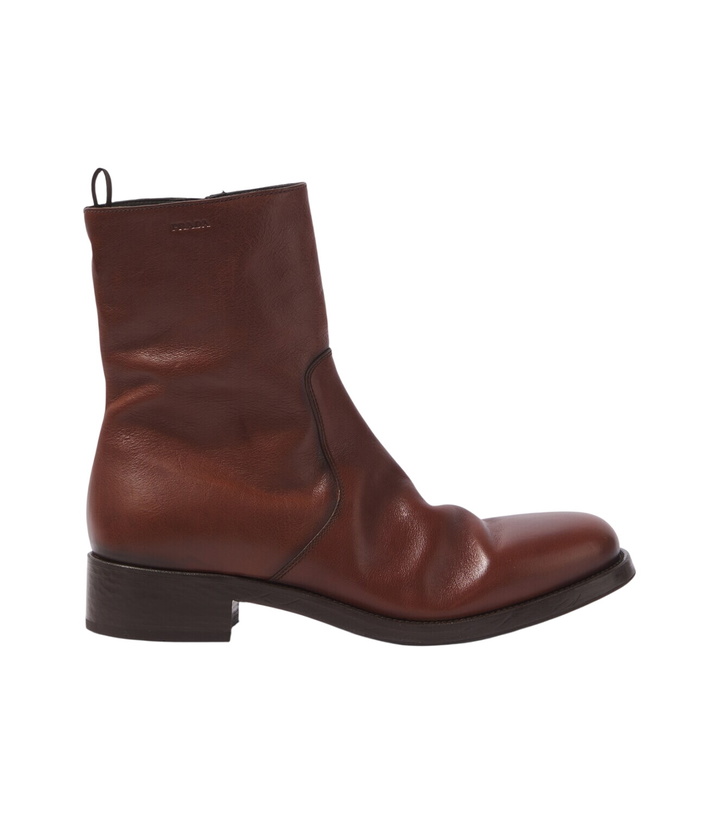 Photo: Prada Leather ankle boots