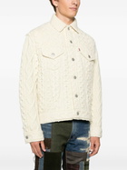 Junya Watanabe MAN X Levi's Aran-Knit Cardigan