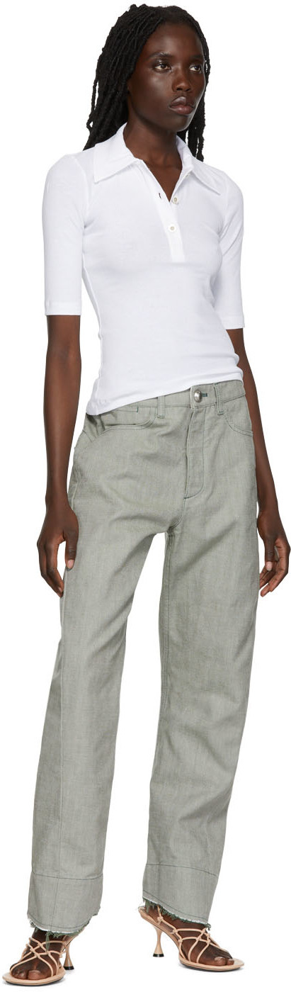 Rosetta Getty White Cotton Polo