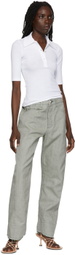 Rosetta Getty White Cotton Polo