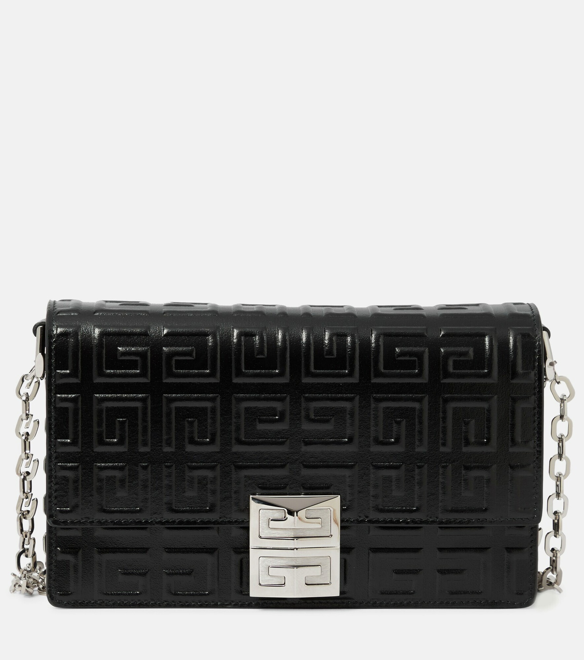 Givenchy - 4G Small embossed leather crossbody bag Givenchy