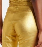 Stouls JP Long flared leather leggings