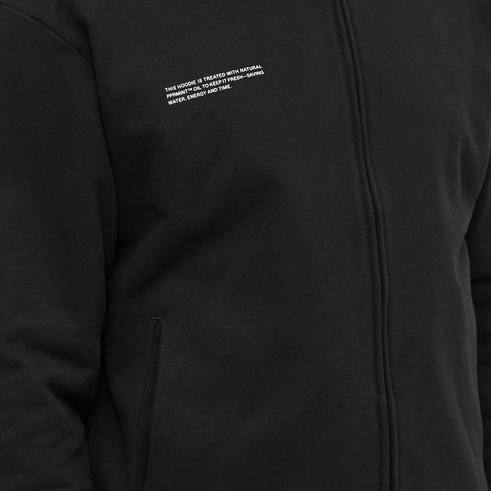 Pangaia 365 Zipped Hoodie in Black