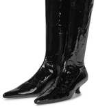 Khaite - Volos patent leather over-the-knee boots
