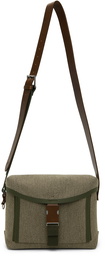 Maison Margiela Green Canvas Messenger Bag