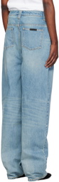 Fear of God ESSENTIALS Blue Straight-Leg Jeans