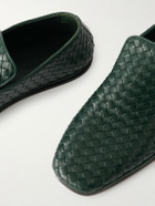 Bottega Veneta - Intrecciato Leather Loafers - Green