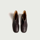 Our Legacy Men's Waxed Bovine Camion Boot in Matted Brown