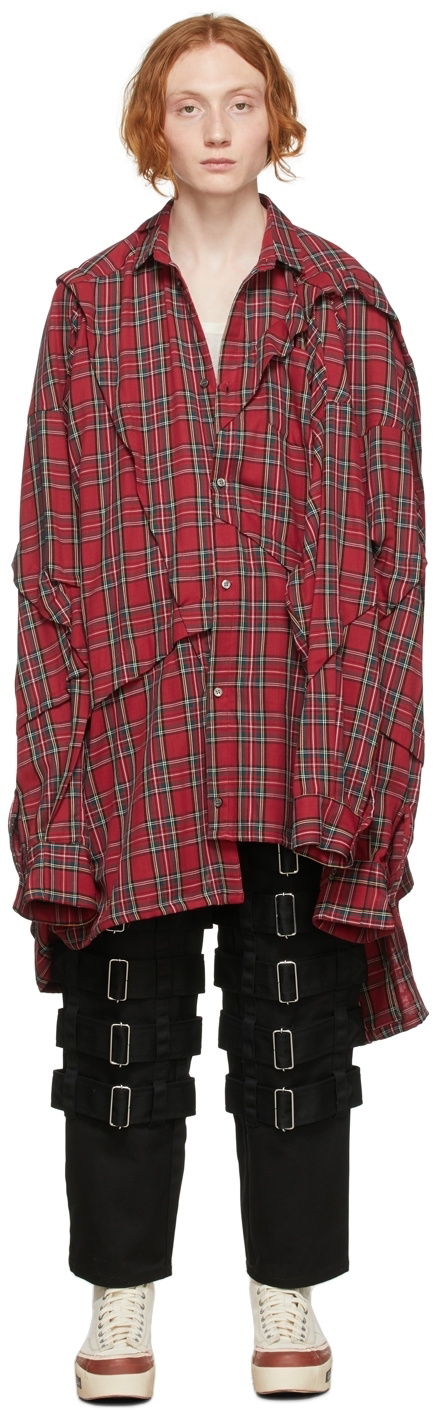 KIDILL Red Chaos Shirt Kidill