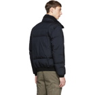 Stone Island Navy Down Bomber Jacket