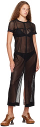 Eckhaus Latta Black Siren Maxi Dress