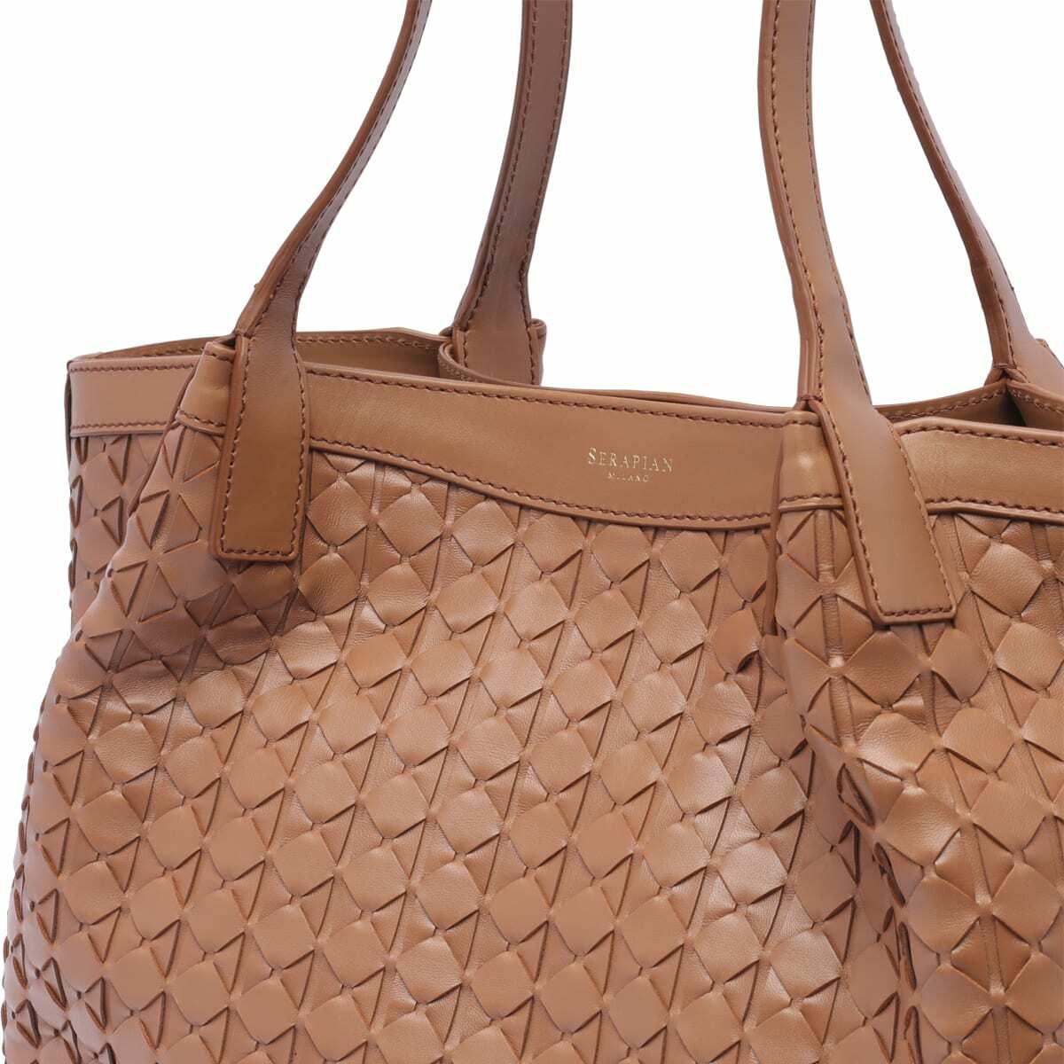 Serapian Small Secret Mosaico Tote Bag