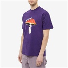 Andrew Men's Mushroom T-Shirt in Purple