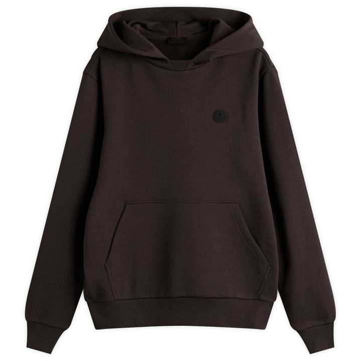 Photo: Moncler Men's Washed Hoodie in Brown